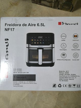 Freidora de Aire NARVI NF17 6.5L