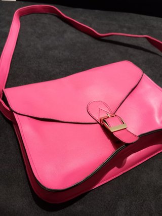 Bolso Bandolera Rosa Fucsia