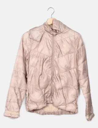 Chaqueta Oysho rosa-Beige Talla S, 79.9€