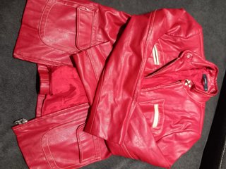 Chaqueta Roja Cortefiel Talla 40