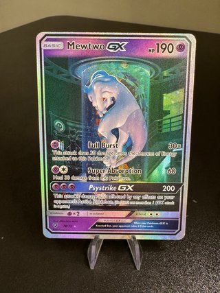 Carta Pokémon Mewtwo GX Fan Made