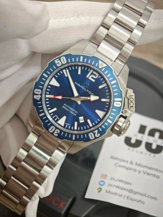Hamilton Khaki Navy Frogman Auto H77705145