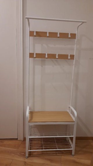 Mueble Recibidor con Perchero y Zapatero
