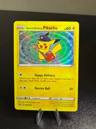 Carta Pokémon Special Delivery Pikachu Fan Made