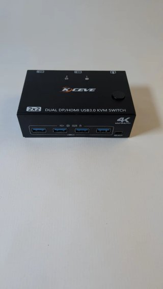 Switch KVM USB 3.0 KCEVE 4K