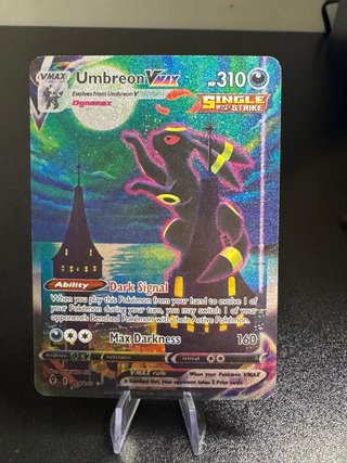 Carta Pokémon Umbreon VMAX Fan Made