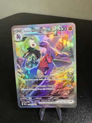 Carta Pokémon Cynthia's Garchomp ex Fan Made