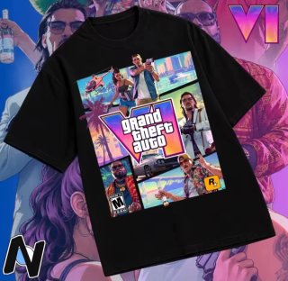 Camiseta Grand Theft Auto vi
