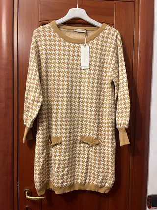 Vestito Rinascimento fantasia pied-de-poule