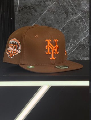 Gorra New Era Mets 50 Aniversario Marrón