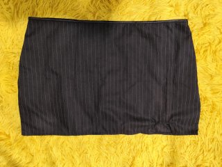Minifalda raya diplomática talla grande