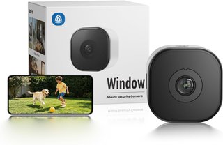 AKINGUAR Cámara Ventana WiFi 2K 3MP Sin Taladros