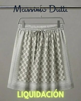 Falda Massimo Dutti Estampada Talla S