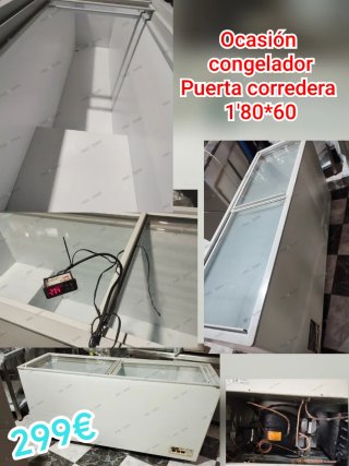 Congelador Horizontal Puerta Corredera ocasión