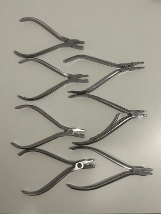 Set de 7 Alicates+ herramientas de  Ortodoncia