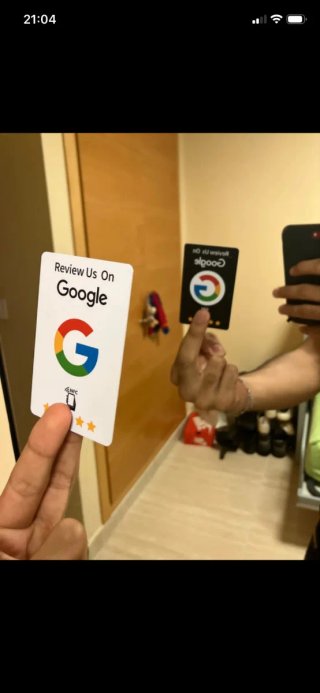 Tarjetas NFC Google Review Modelo N215
