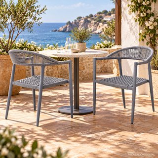Silla Paya con brazos terraza bar hostelería