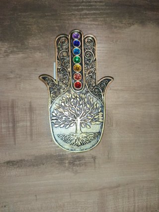 Mano de Fátima con Árbol de la Vida