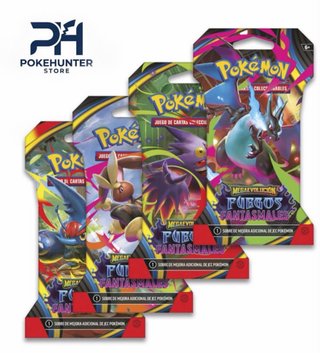 Sobre Pokemon Enfundado Fuegos Fantasmales