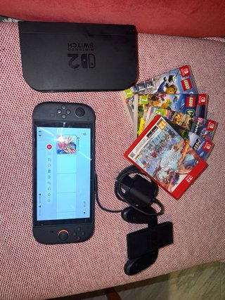 Nintendo Switch 2 + 5 Juegos