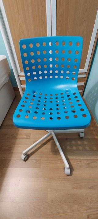 Silla de escritorio Ikea azul