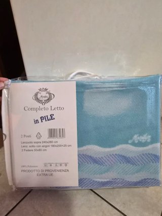 Completo Letto Matrimoniale in Pile