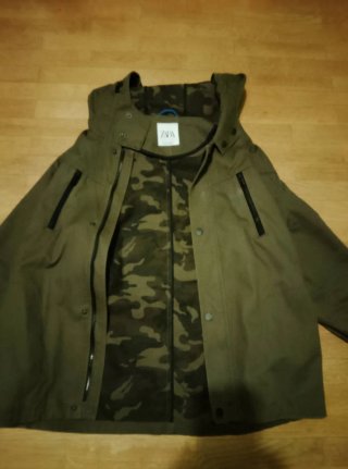 Chaqueta Zara Verde