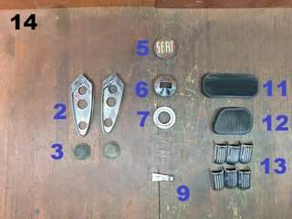 SEAT 124 2 VARIOS RECAMBIOS USADOS