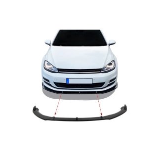 Spoiler Añadido delantero Volkswagen Golf 7 Negro