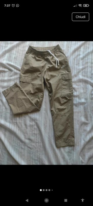Pantaloni cargo Nike beige