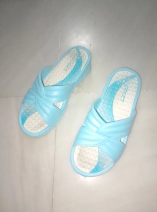 Chanclas de mujer azul