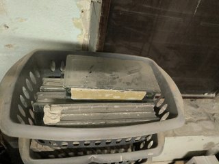 Caja de pavés de vidrio