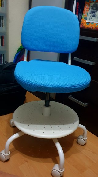 Silla de escritorio IKEA azul