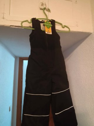 Pantalón de Nieve Infantil Negro (2-3 años)