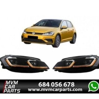 Faros delanteros Led para VW Golf 7.5 Facelift con
