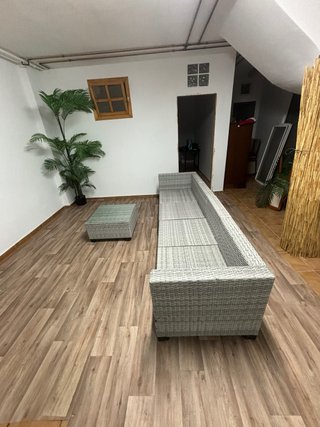 Conjunto de Sofá y Mesa de Exterior