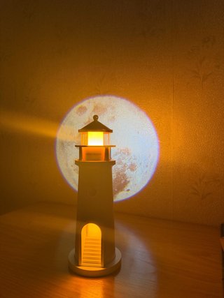 Lámpara Proyector Faro Luna Bluetooth
