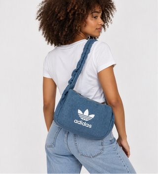 Bolso Bandolera Adidas Denim. Nuevo