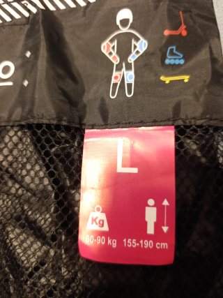 PROTECTORES RODILLERAS CODERAS Y MANOS TALLA L