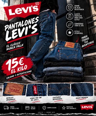 Lote de Pantalones Vaqueros Levi's grado A