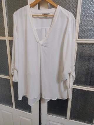 Blusa blanca H&M