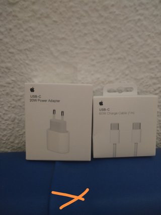 Cargador iphone .15-16-17. Cabezal y cable c