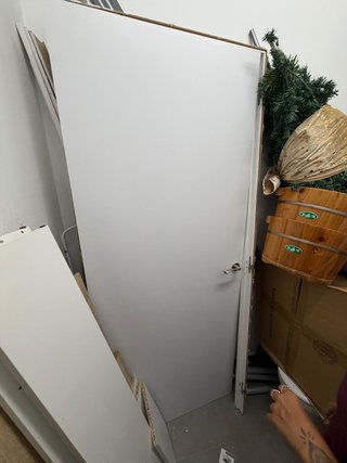 Puerta Blanca 82,5cm Apertura Izquierda
