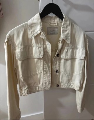 Cazadora Vaquera Beige