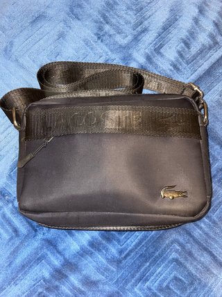Bolso Bandolera Lacoste Negro