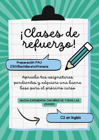 Clases particulares de refuerzo