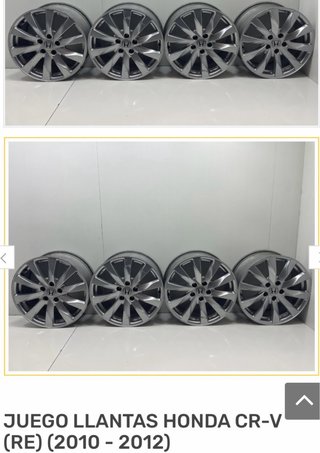 Juego 4 Llantas Honda CR-V 18 pulgadas