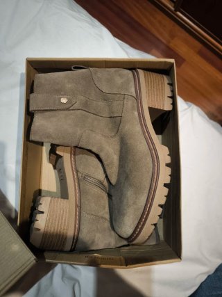 Botines de piel Carmela