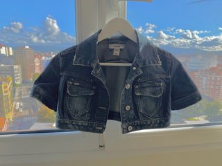 Cazadora vaquera corta Mango - Talla S