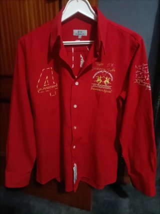 Camisa La Martina Roja Talla M
